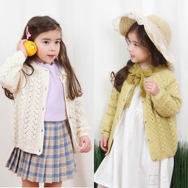 [BABYBLEE] D21101 Crochet Cardigan/Cotton 100%/Made In Korea/Baby Cloths/Kids 